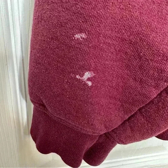 Gildan Hockey Mom Hoodie Burgundy Size Medium - Picture 2 of 16